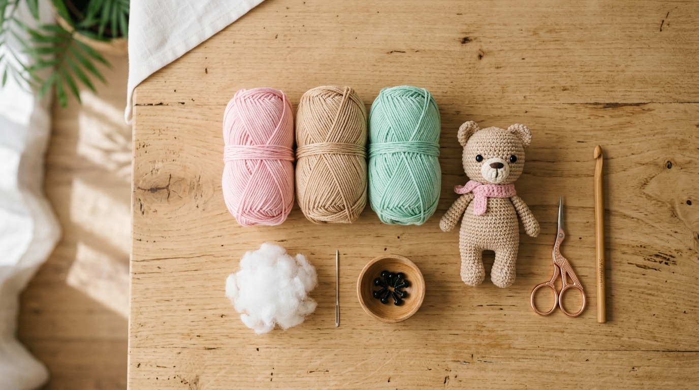Materiali per iniziare a fare amigurumi