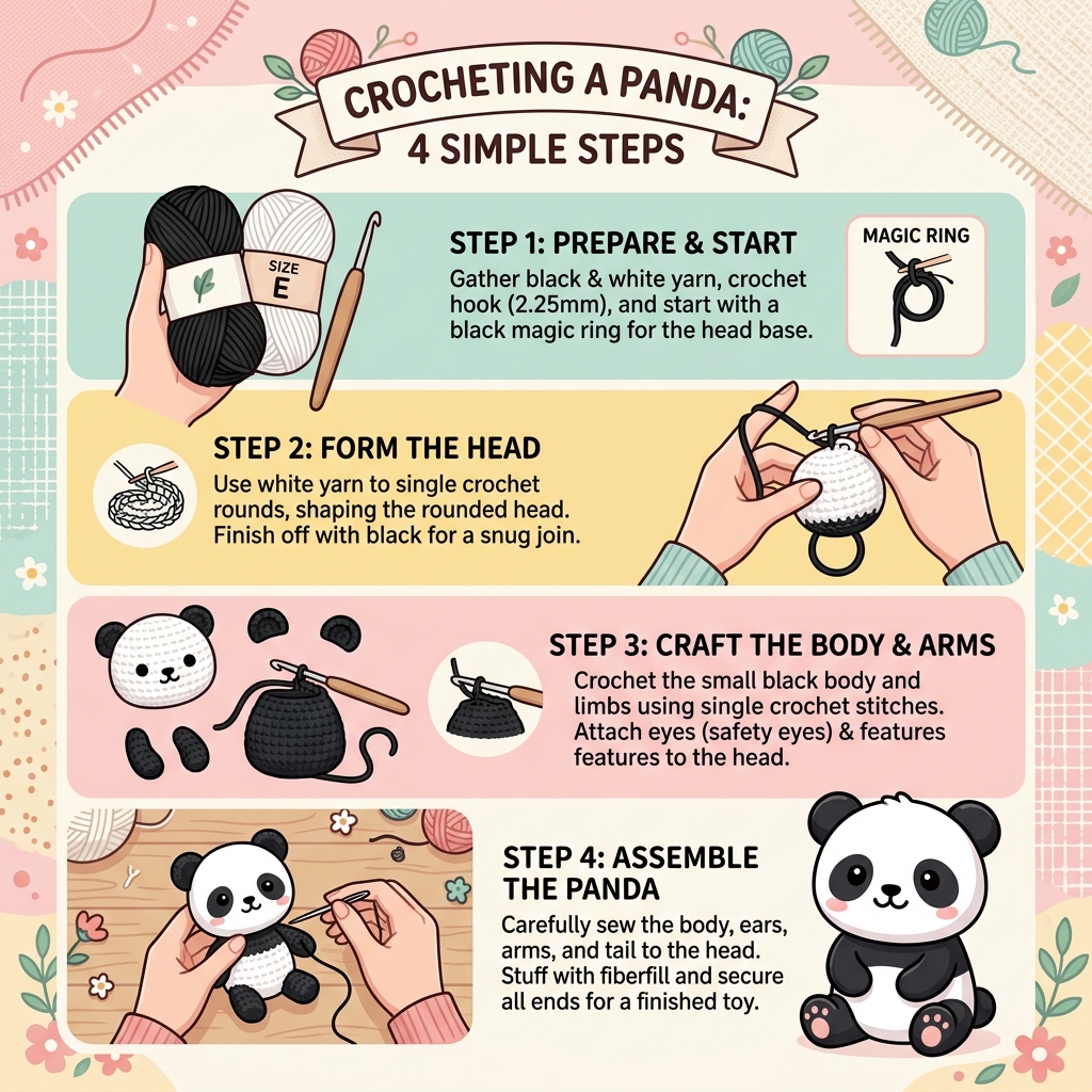 Guía visual paso a paso de Panda